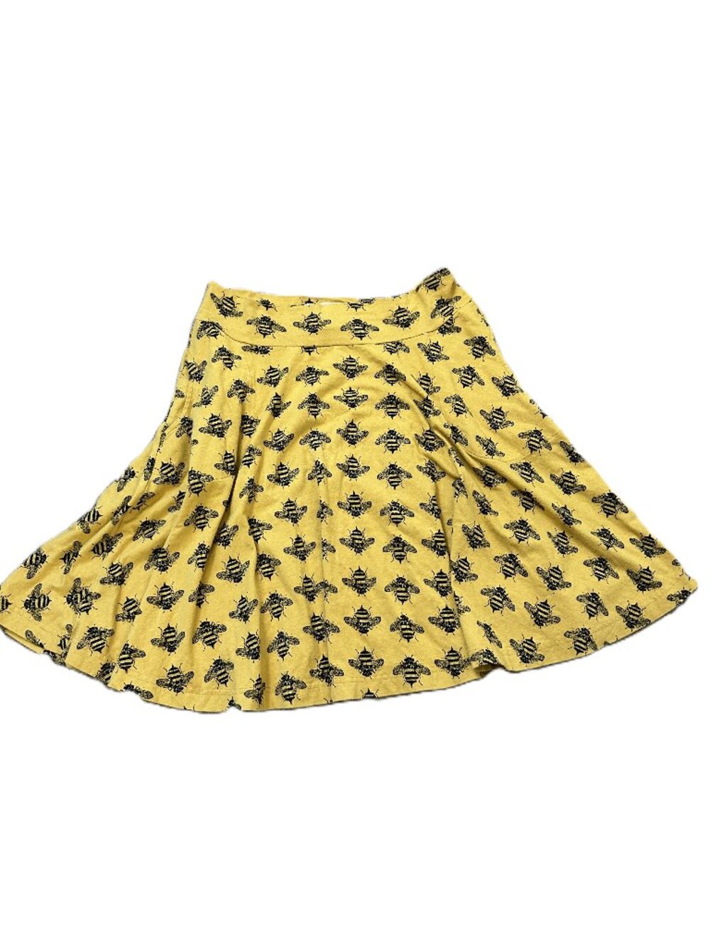 Effie's Heart Queen Bee Skirt L Yellow Black